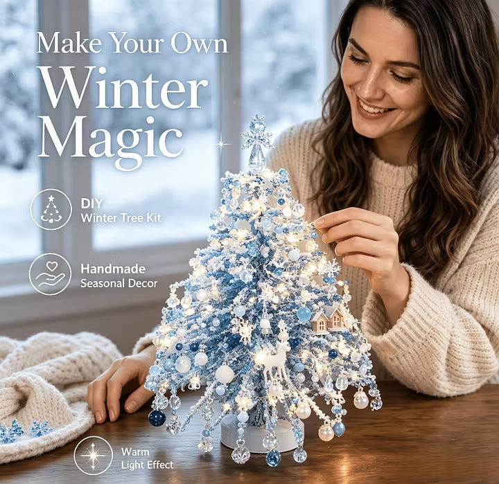 🎄 DIY Beaded Christmas Tree Kit – Create Your Own Sparkling Holiday Decoration