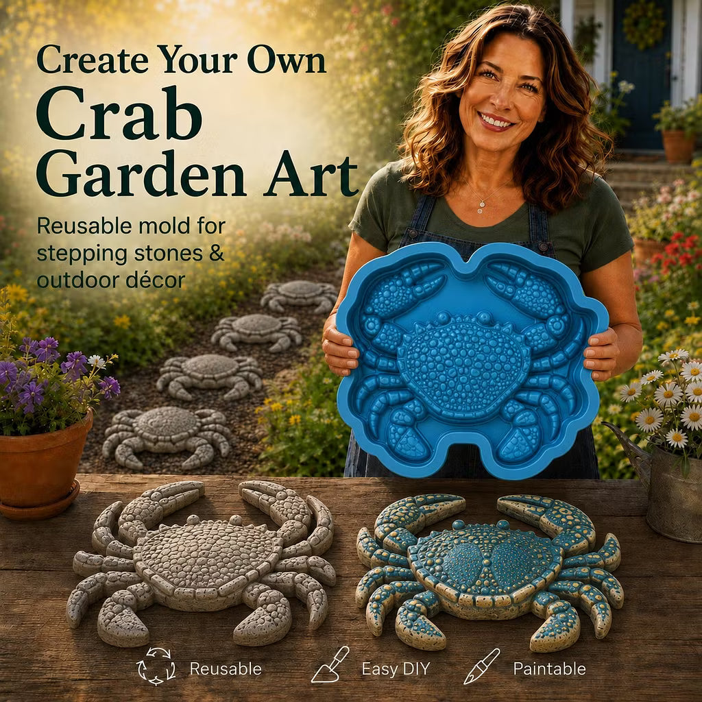 🔥LAST DAY 50% OFF - 🌊 Reusable Ocean Theme Garden Art Mold – Make Your Garden Truly One of a Kind